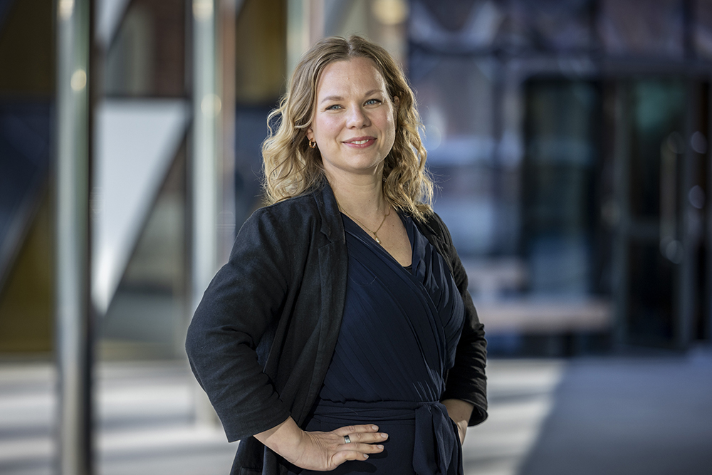 Kristiina Tammimies, forskare vid Karolinska Institutet. Foto: Fredrik Hjerling