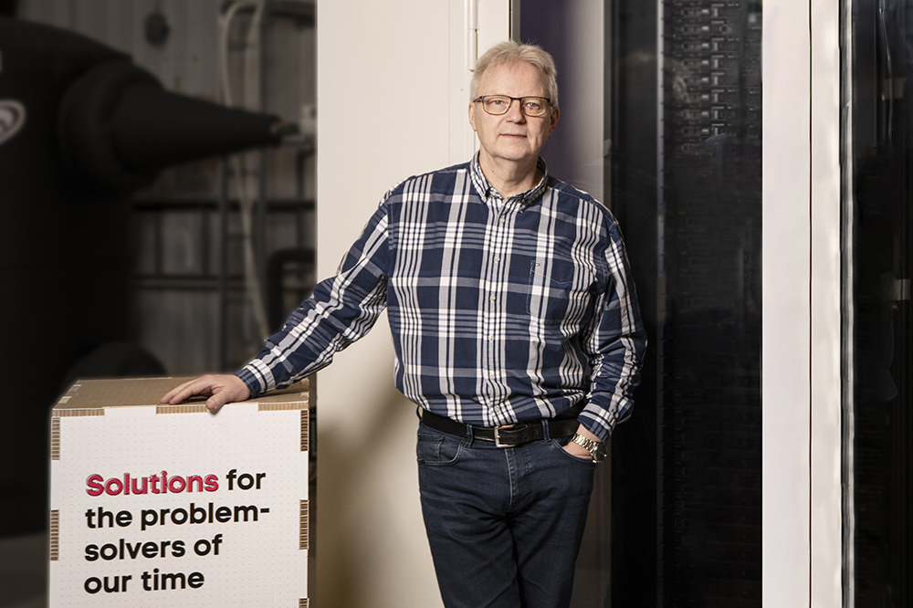 Tor Björn Minde, enhetschef för ICE Datacenter på RISE. Foto: Daniel Holmgren/Cre8photo.se