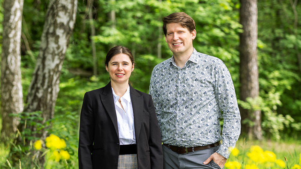 Malwina Qvist och Pär Olsson vill att Nexus ska samla forskning, industri och kompetens för framtidens kärnteknik. Foto: Gonzalo Irigoyen